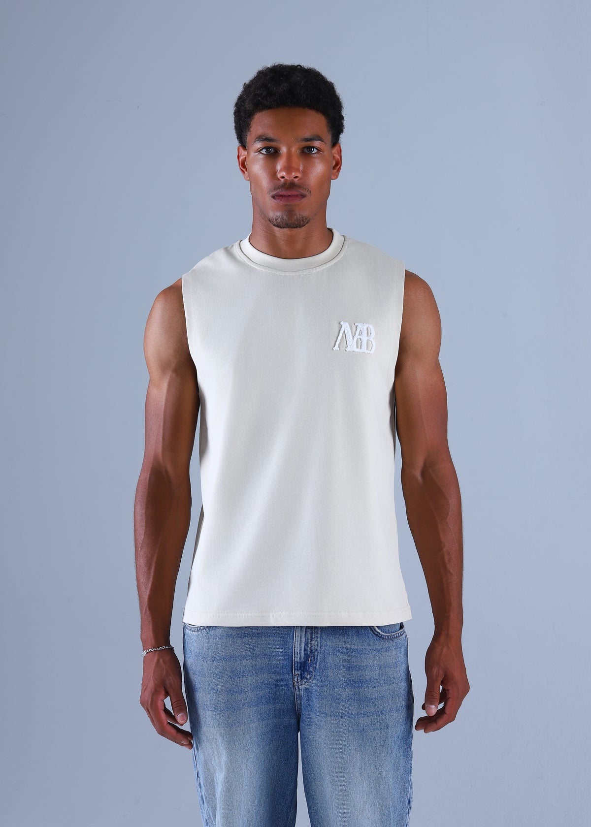 Maison Belluré Premium Tanktop Beige