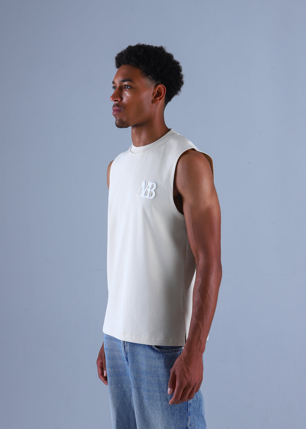 Maison Belluré Premium Tanktop Beige