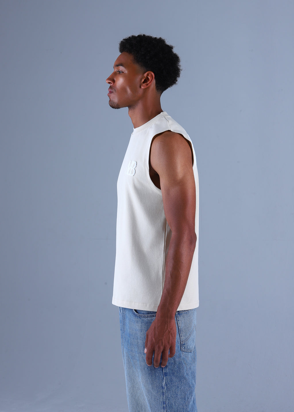Maison Belluré Premium Tanktop Beige